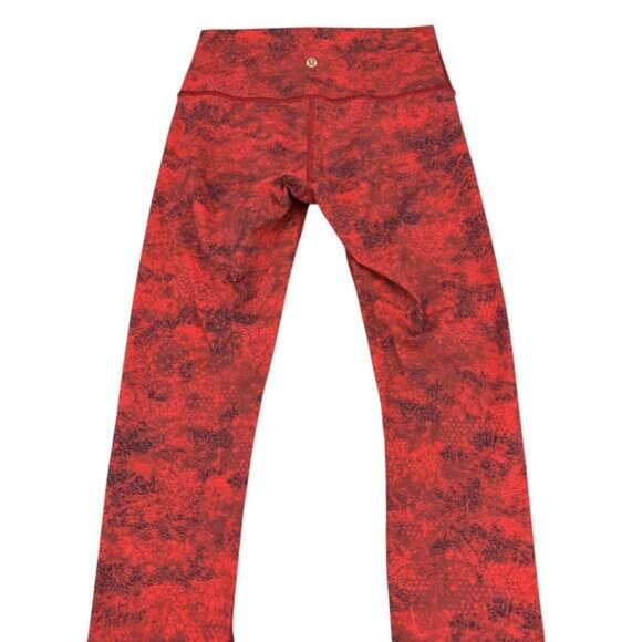 LULULEMON Wunder Under High-Rise Tight 25" Lunar New Year Size 6 Intricate Oasis - Picture 7 of 9